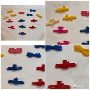 14 pcs Vintage 1975 GOODY SNAP TIGHT KIDDIE BARRETTES